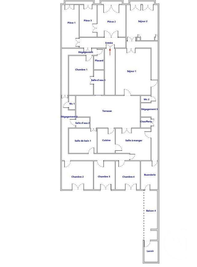 Appartement T6 &agrave; vendre - 6 pi&egrave;ces - 305,19 m2 - Sete - 34 - LANGUEDOC-ROUSSILLON