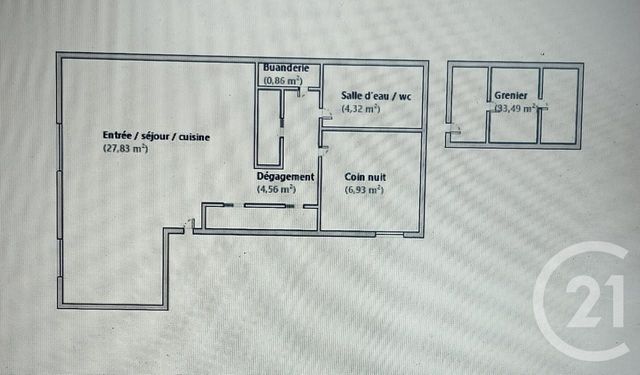 Appartement F2 &agrave; vendre - 2 pi&egrave;ces - 44,50 m2 - Sete - 34 - LANGUEDOC-ROUSSILLON