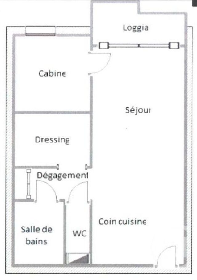 Appartement F2 &agrave; louer - 2 pi&egrave;ces - 34,20 m2 - Sete - 34 - LANGUEDOC-ROUSSILLON