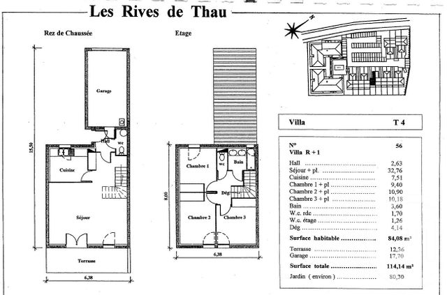 Maison &agrave; louer - 4 pi&egrave;ces - 84,08 m2 - Meze - 34 - LANGUEDOC-ROUSSILLON