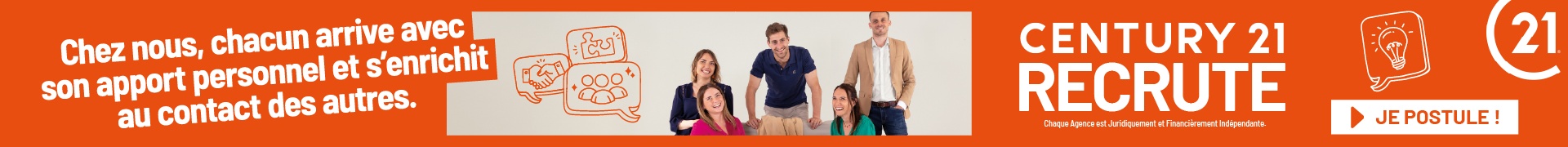 CENTURY&nbsp;21 recrute